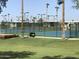 Community tennis courts with green surface at 7750 E Broadway Rd # 911, Mesa, AZ 85208