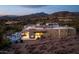 Modern home showcasing a private pool and stunning mountain backdrop at 9277 E Happy Hollow Dr, Scottsdale, AZ 85262