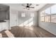 Living room with wood floors and lots of light at 1469 S Boulder St # B, Gilbert, AZ 85296