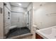 Modern bathroom featuring a large walk-in shower at 1611 E Baker Dr, Tempe, AZ 85282