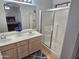 Bathroom boasts double sinks, a shower, and modern fixtures at 2101 S Meridian Rd # 421, Apache Junction, AZ 85120