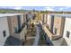 Aerial view of townhome community courtyard at 2129 E Voltaire Ave, Phoenix, AZ 85032