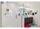 Bathroom with shower and double vanity at 2924 N Taylor Ln, Casa Grande, AZ 85122