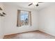 Bedroom with window, neutral carpet and curtains at 2924 N Taylor Ln, Casa Grande, AZ 85122