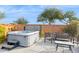 Relaxing hot tub with patio furniture at 2924 N Taylor Ln, Casa Grande, AZ 85122