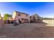 Large backyard with desert landscaping at 3630 N French Pl, Casa Grande, AZ 85122