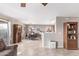 Dining area with a wooden cabinet and tile floors at 3630 N French Pl, Casa Grande, AZ 85122