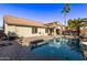 Stunning pool view with a large backyard and beautiful home at 5415 W Novak Way, Laveen, AZ 85339