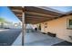 Covered patio with concrete flooring and seating area at 14821 N 51St Dr, Glendale, AZ 85306