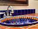 Close-up of a uniquely designed bathroom sink at 18802 N 44Th Pl, Phoenix, AZ 85050