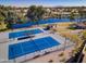 Two well-maintained tennis courts, perfect for recreation at 3800 S Cantabria Cir # 1100, Chandler, AZ 85248