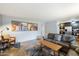 Living area showcasing mid-century modern decor and an open floor plan at 6805 E 2Nd St # 4, Scottsdale, AZ 85251