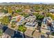 Aerial view showcasing community and mountain views at 8437 N 84Th Pl, Scottsdale, AZ 85258
