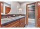 Double vanity bathroom with updated fixtures and tile at 8437 N 84Th Pl, Scottsdale, AZ 85258