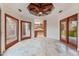Breakfast room with wood floors and access to the backyard at 8437 N 84Th Pl, Scottsdale, AZ 85258