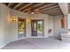 Covered patio with access to backyard and ceiling fan at 8437 N 84Th Pl, Scottsdale, AZ 85258