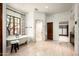 Elegant bathroom featuring a freestanding tub and a walk-in shower at 10234 E Journey Ln, Scottsdale, AZ 85255