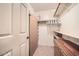 Large walk-in closet with ample storage space at 145 N 74Th St # 108, Mesa, AZ 85207