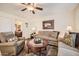 Comfortable living room with seating area and entryway at 145 N 74Th St # 108, Mesa, AZ 85207