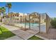 Inviting community pool with fenced access at 145 N 74Th St # 108, Mesa, AZ 85207