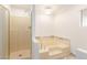 Updated bathroom with a bathtub and separate shower at 245 S 56Th St # 75, Mesa, AZ 85206