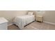 Small bedroom with single bed and nightstand at 2456 E Lindrick Dr, Gilbert, AZ 85298
