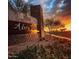 Adora Trails community entrance at sunset at 2456 E Lindrick Dr, Gilbert, AZ 85298