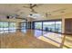 Bright and spacious exercise room with wood floors and large windows at 2456 E Lindrick Dr, Gilbert, AZ 85298