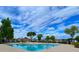 Community swimming pool with plenty of space for relaxing at 3408 W Kimberly Way, Phoenix, AZ 85027