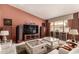 Spacious Gathering room with large TV and comfortable seating at 9501 E Cherrywood Dr, Sun Lakes, AZ 85248