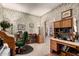 Home office with built-in desk and bookcases at 9501 E Cherrywood Dr, Sun Lakes, AZ 85248