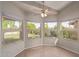 Bright breakfast nook featuring large windows and tile floor at 2418 W Alamo Dr, Chandler, AZ 85224