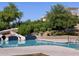 Community pool with waterslide, perfect for summer fun at 2665 E Santa Ynez Dr, Casa Grande, AZ 85194