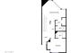 Floor plan showing primary bedroom, bathroom, hall and foyer at 3228 W Glendale Ave # 118, Phoenix, AZ 85051