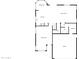 Floor plan of the main living areas, kitchen, dining, and Gathering room at 4481 E Sundance Ct, Gilbert, AZ 85297