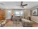 Comfortable living room with large windows at 2449 W Sunrise Dr, Phoenix, AZ 85041