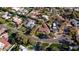 Aerial view of a home and surrounding neighborhood, showcasing curb appeal and landscape at 2921 N Manor Dr, Phoenix, AZ 85014