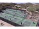 Busy pickleball courts in the community at 40070 N 111Th Pl, Scottsdale, AZ 85262