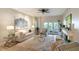 Inviting living room with fireplace, stylish furniture, and balcony access at 5200 S Lakeshore Dr # 204, Tempe, AZ 85283