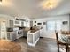 Updated kitchen with white and gray cabinetry, and plenty of counter space at 99 S Kaoline Dr, Apache Junction, AZ 85119
