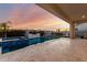 Stunning pool and spa with spacious patio, perfect for outdoor entertaining at 10157 E Texas Ave, Mesa, AZ 85212