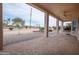 Covered patio overlooking a golf course view at 16068 W Edgemont Ave, Goodyear, AZ 85395