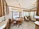 Dining area with a table, chairs, and a decorative light fixture at 822 S Beryl Dr, Apache Junction, AZ 85119