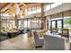 Open and airy clubhouse with various seating and dining options at 10731 E Texas Ave, Mesa, AZ 85212