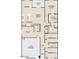 Open floor plan with a study, kitchen, dining area, and great room at 2430 E Spur Dr, San Tan Valley, AZ 85140