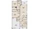 Floor plan showing bedrooms, bathrooms, kitchen, living spaces, and garage at 32123 N Saddlehorn Dr, San Tan Valley, AZ 85140