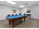 Billiards room with pool table, chairs, and wall decor at 6202 E Mckellips Rd # 66, Mesa, AZ 85215