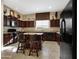 Kitchen with island, granite counters and plenty of cabinet space at 6202 E Mckellips Rd # 66, Mesa, AZ 85215