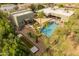 Aerial view showing the house, pool and surrounding area at 8325 W La Caille --, Peoria, AZ 85383