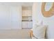 Coffee bar area in the bedroom with white cabinets and countertop at 1365 E Avenida Ellena Ln, Casa Grande, AZ 85122